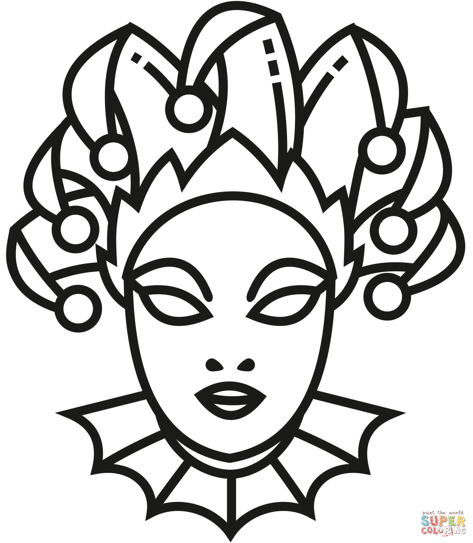 Mardi gras coloring page free printable coloring pages