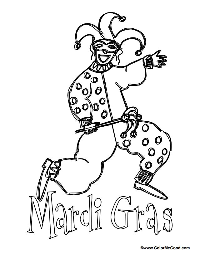 Top places to find free mardi gras coloring pages