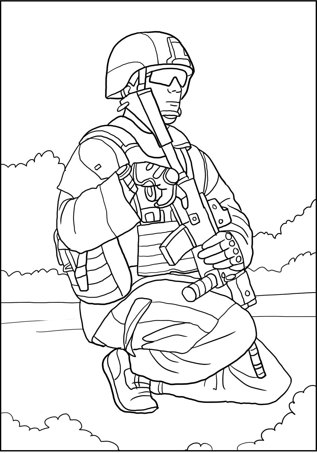 Us marines coloring book