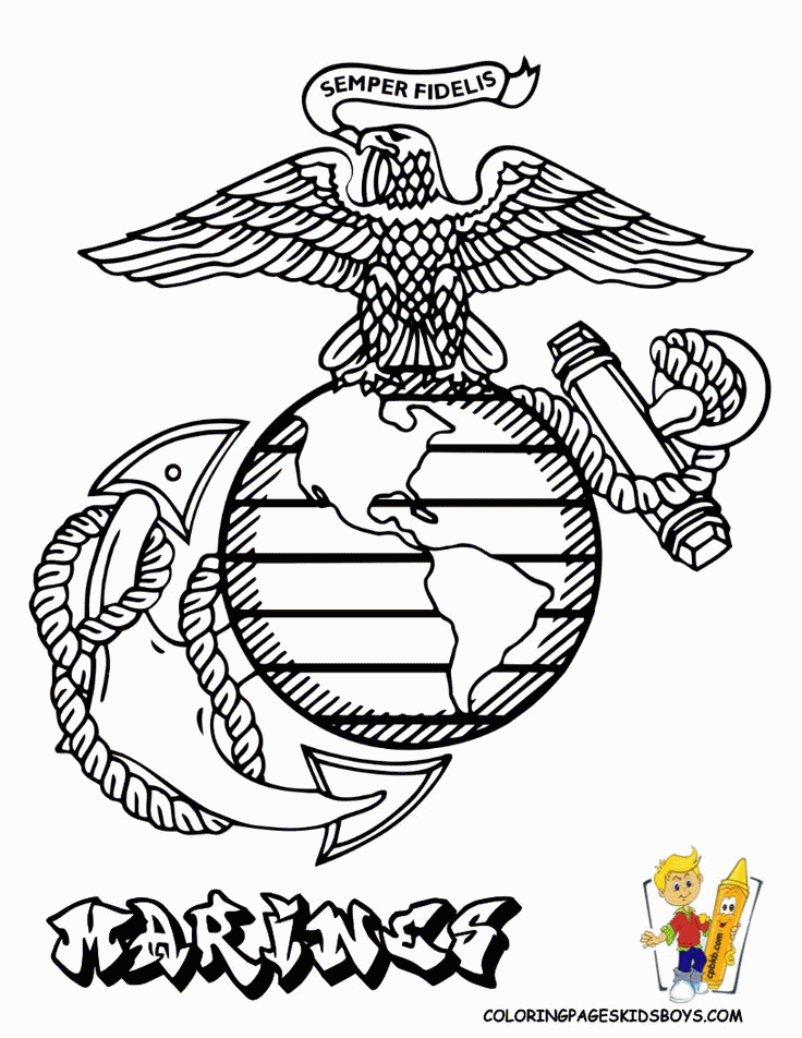 Free marine corp logo coloring pages to print download free marine corp logo coloring pages to print png images free cliparts on clipart library