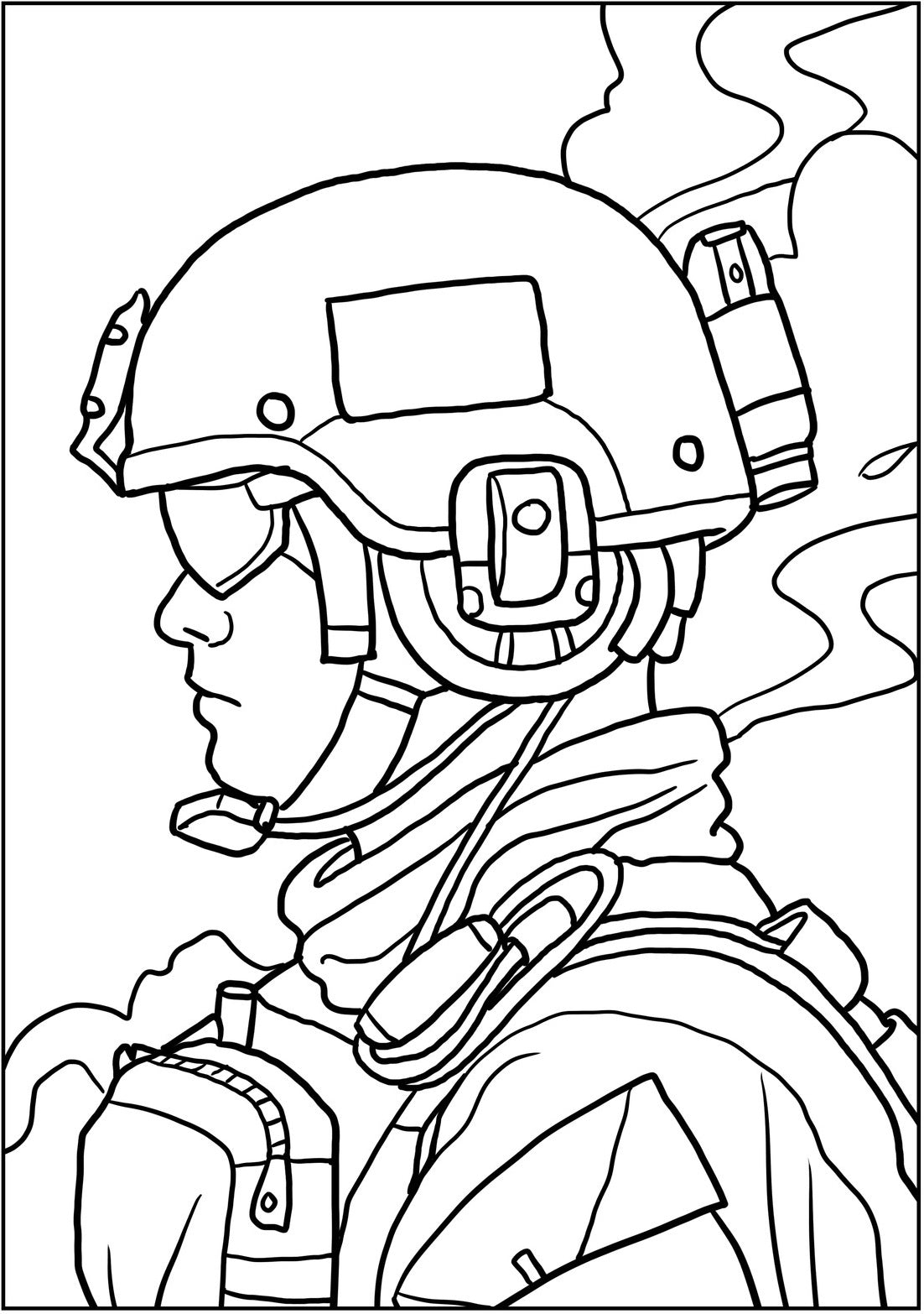 Us marines coloring book