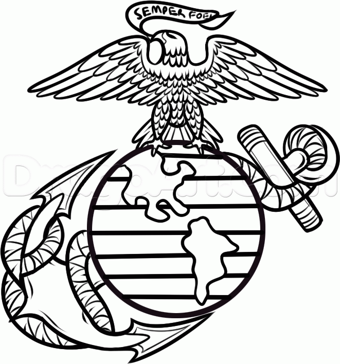 The marine corps symbol