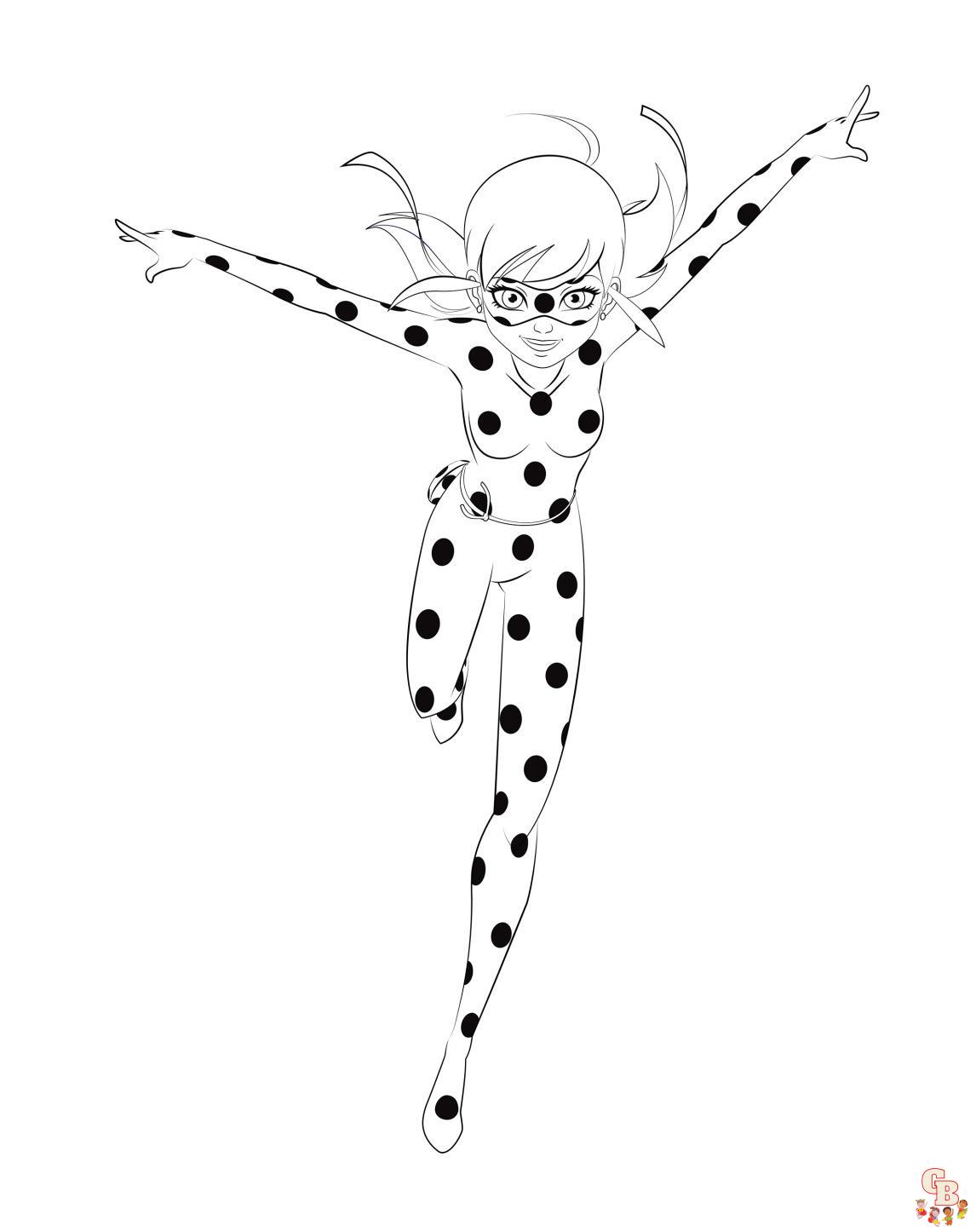 Discover the best miraculous ladybug coloring pages