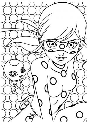 Free printable miraculous ladybug coloring pages for adults and kids