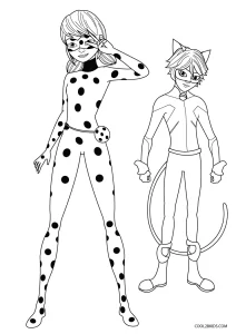 Free printable miraculous ladybug coloring pages for kids