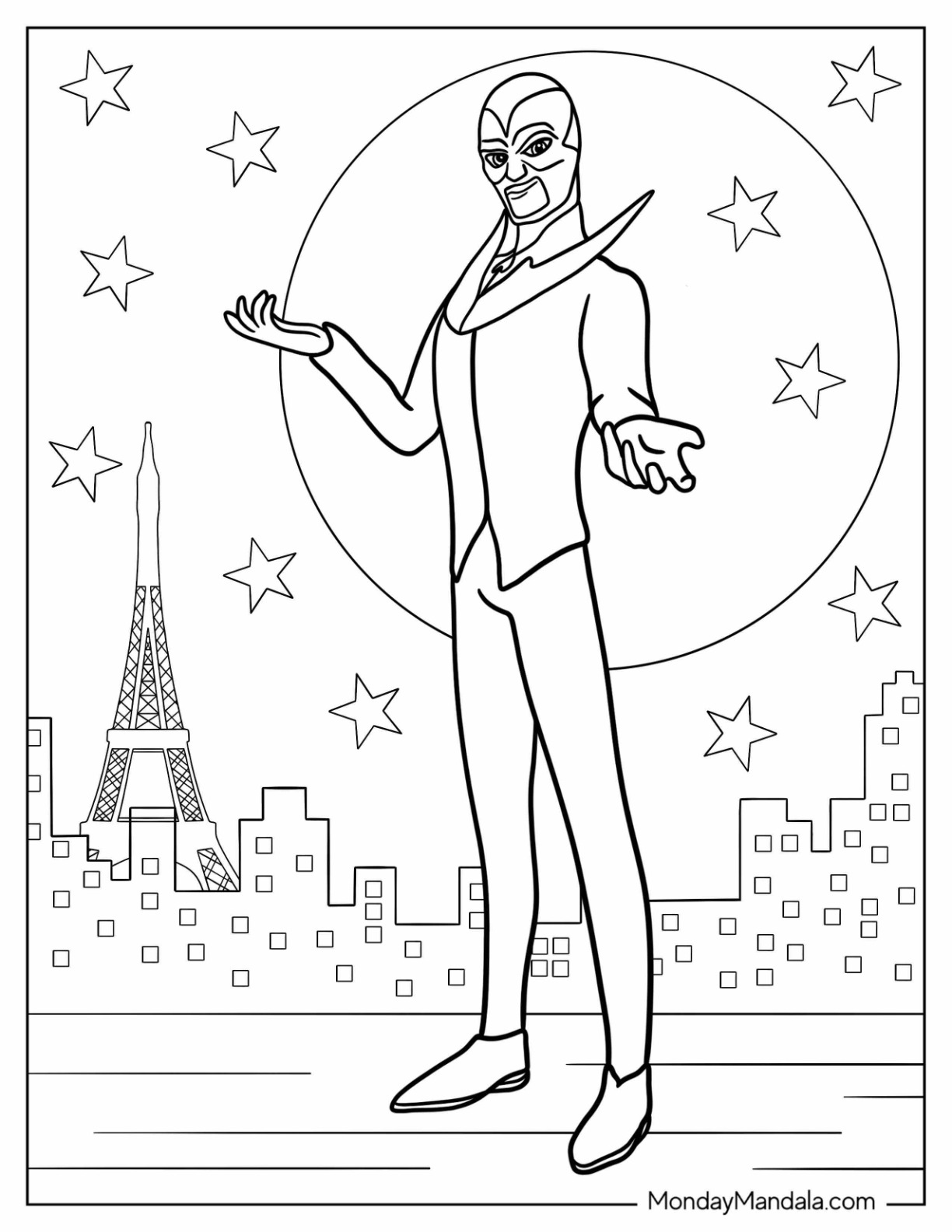 Miraculous ladybug coloring pages free pdf printables