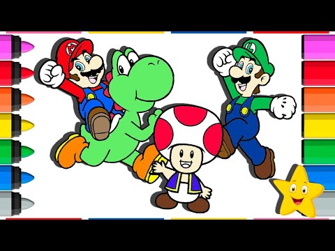 Ðïmario and luigi coloring pagesð funny coloring