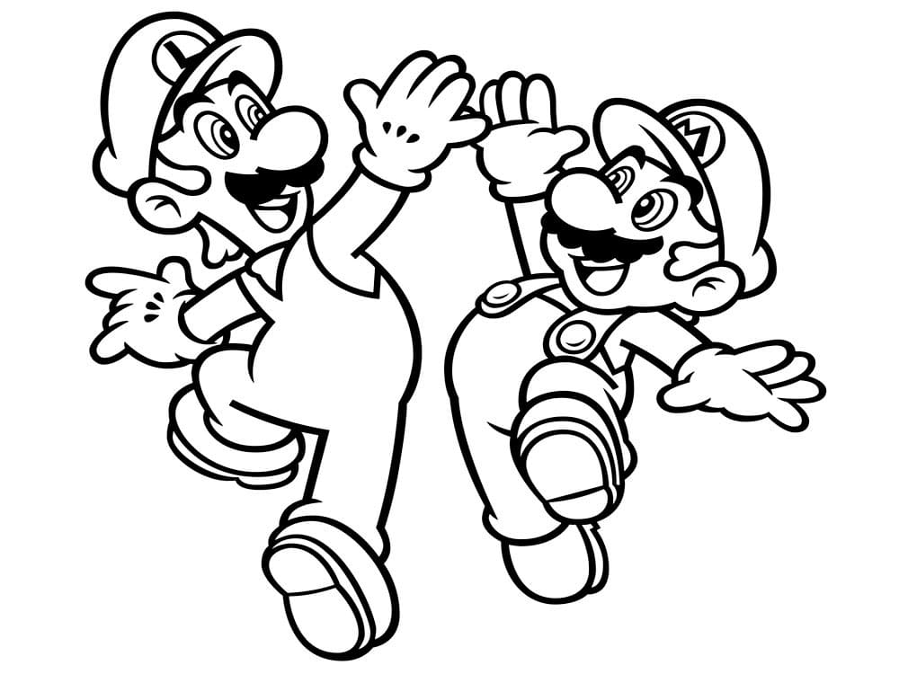 Luigi coloring pages best images free printable