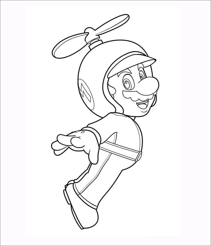 Mario coloring pages