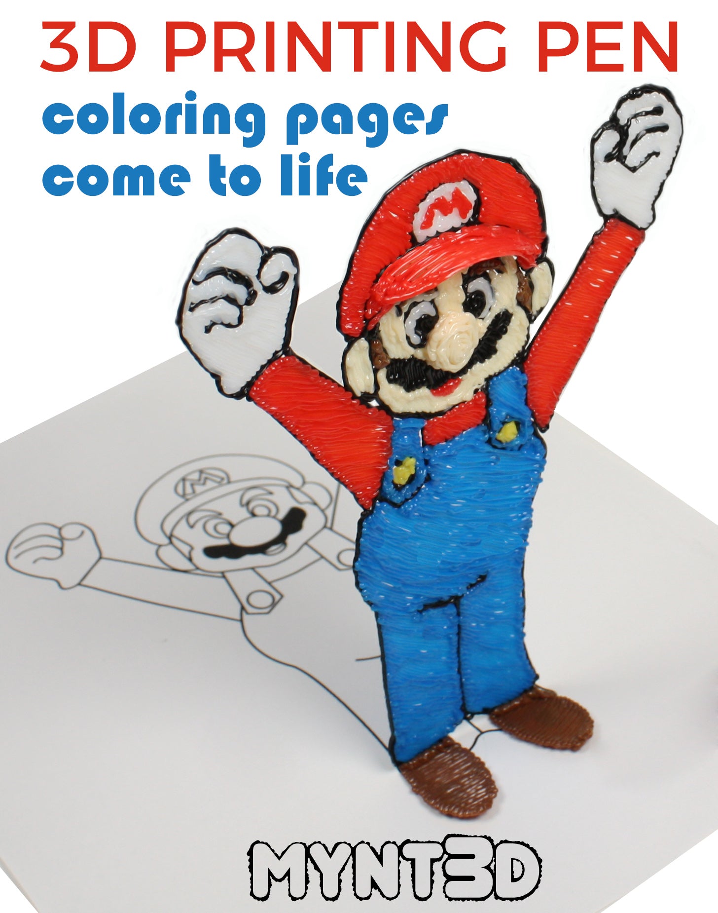 Mario kart d drawing coloring pages