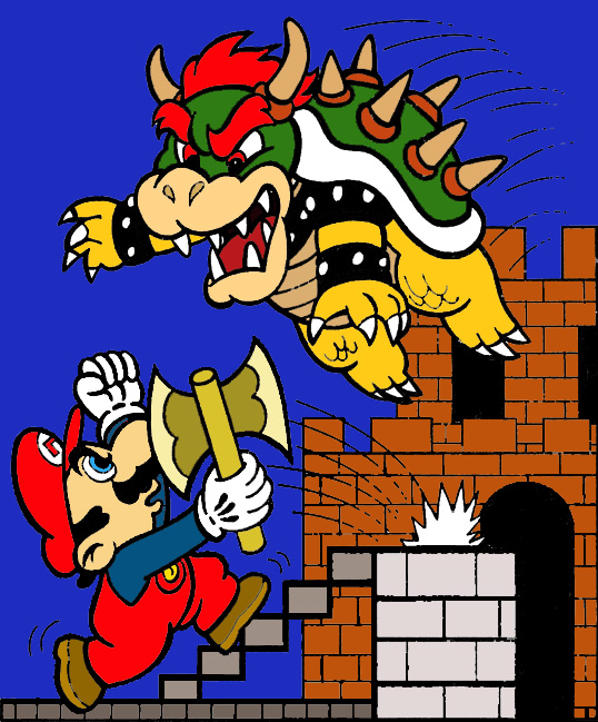 Super mario bros coloring by lbdnytetrayn on