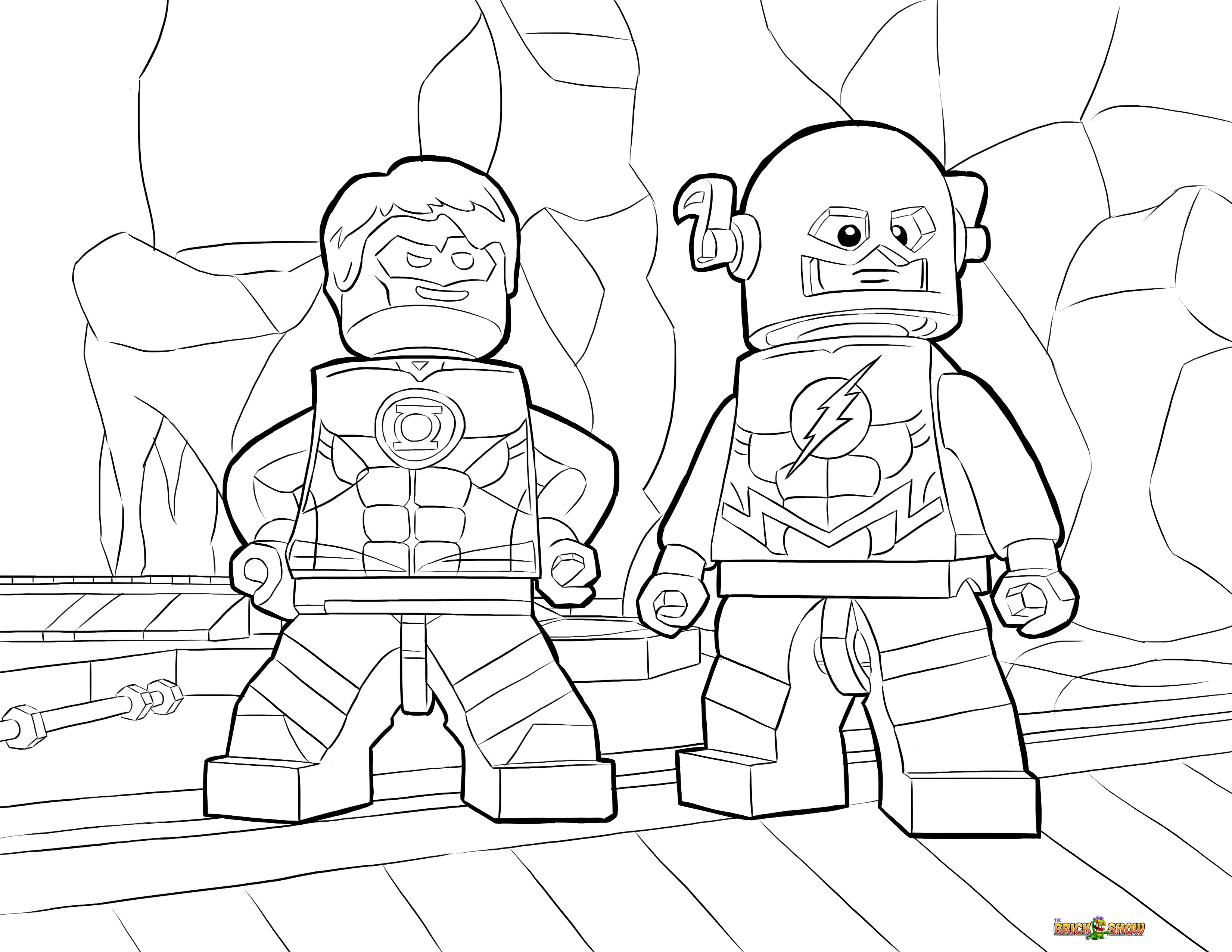 Lego batman beyond gotham coloring pages