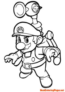 Mario coloring pages