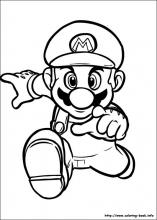 Super mario bros coloring pages on coloring