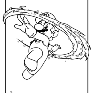 Super mario bros coloring pages printable for free download