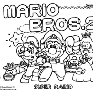 Super mario bros coloring pages printable for free download