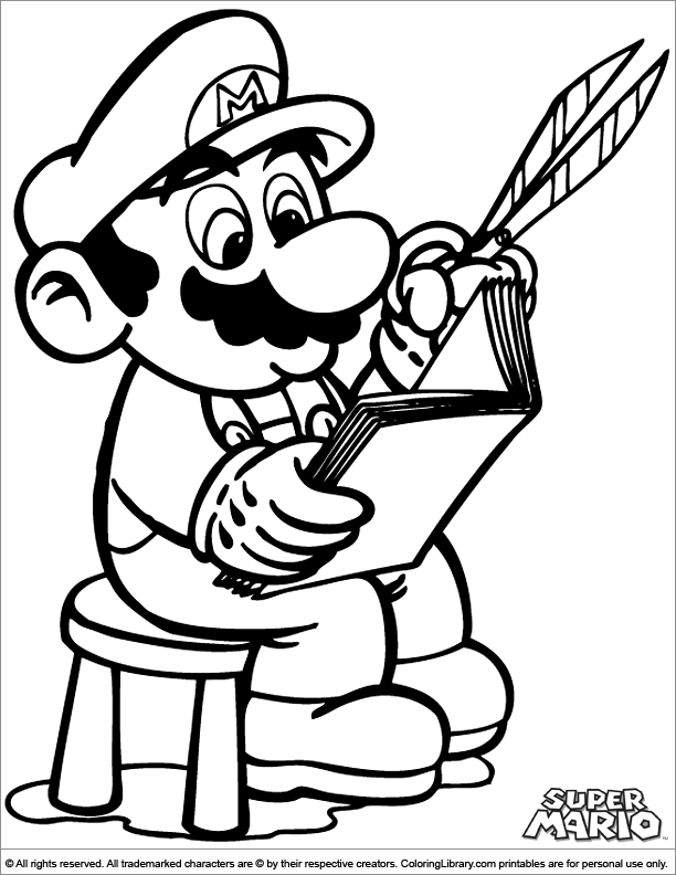 Colouring sheet for kids