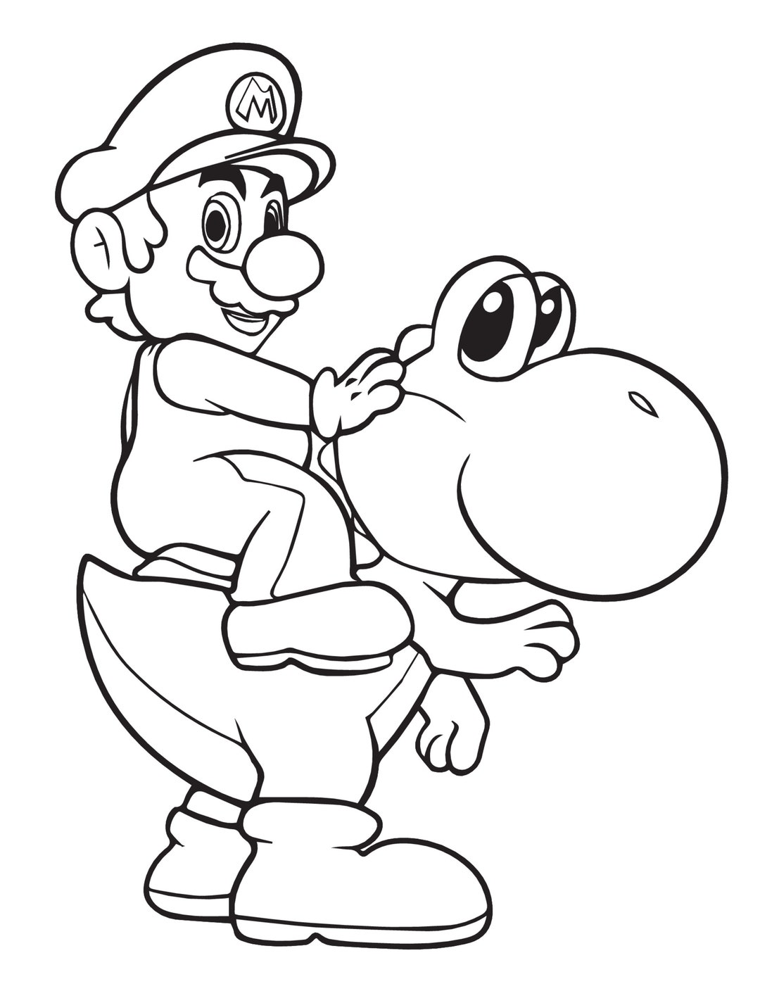 Mario coloring pages