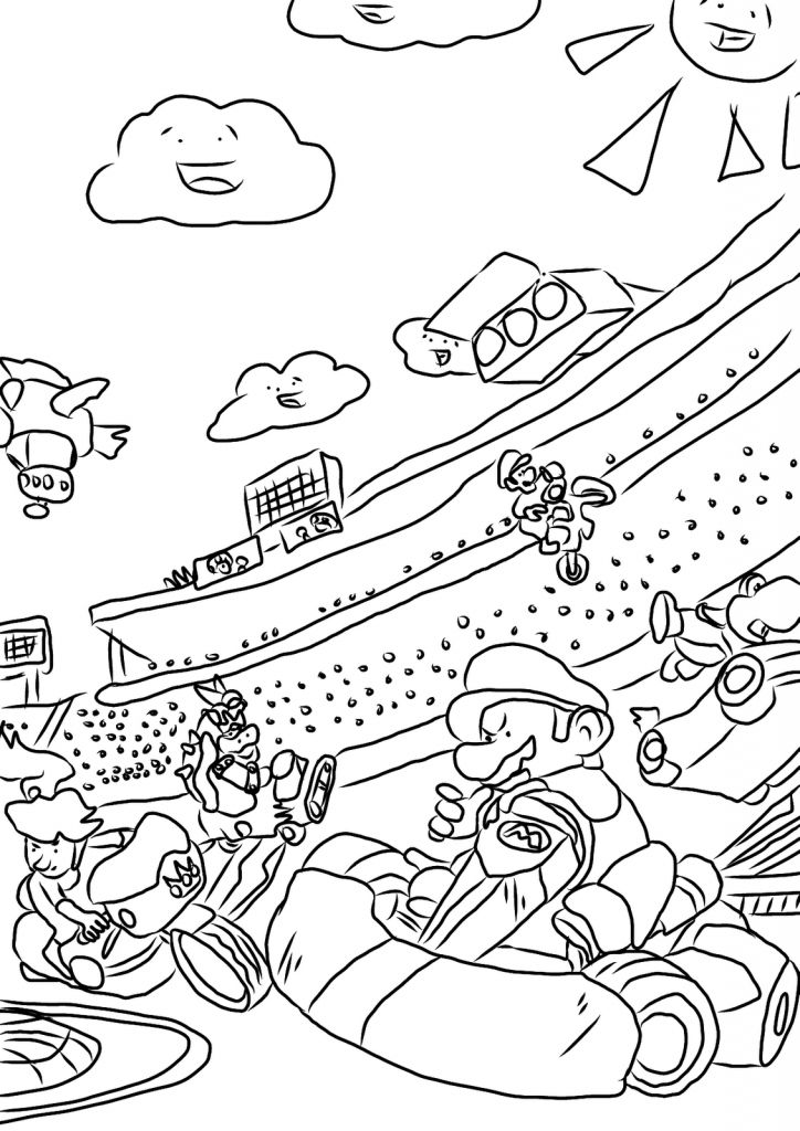 Mario kart coloring pages mario coloring pages super mario coloring pages coloring pages