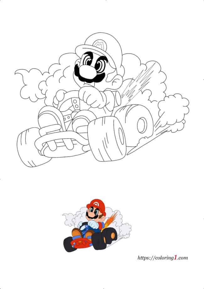 Mario coloring pages