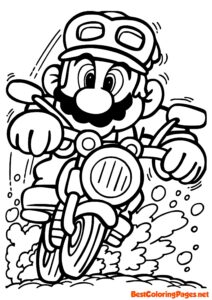 Mario coloring pages