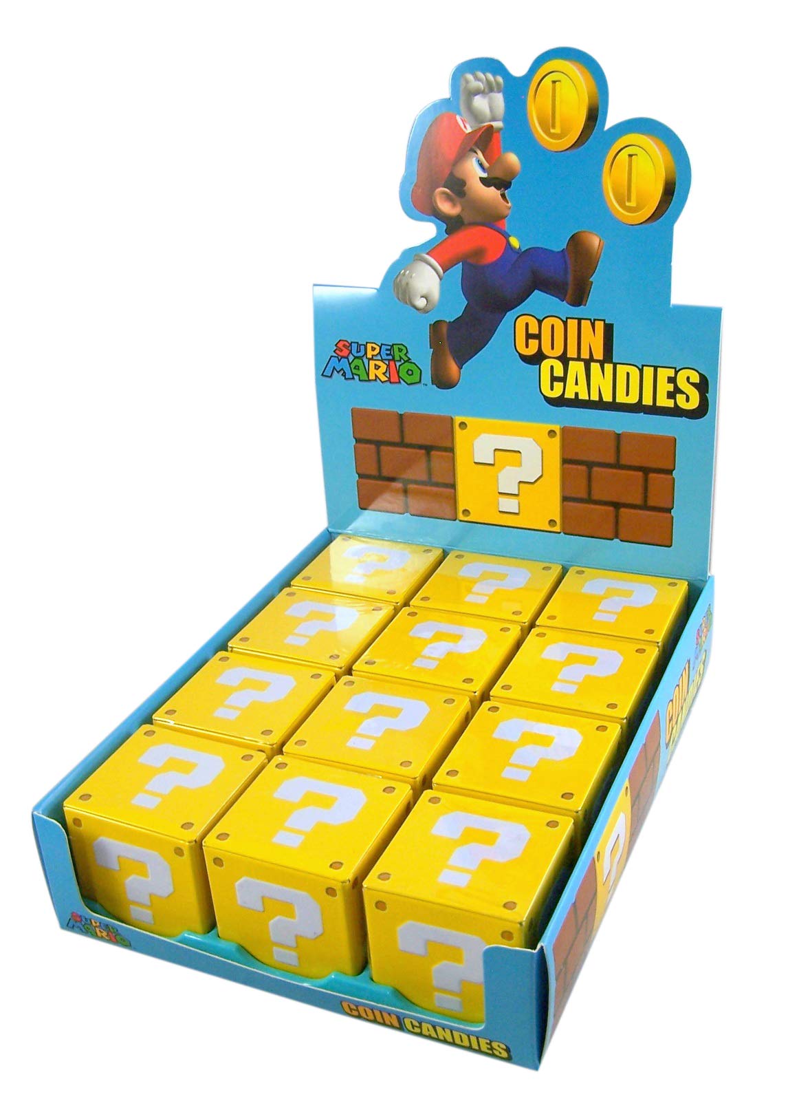 Nintendo super mario bros coin candies display box count toys and games grocery gourmet food
