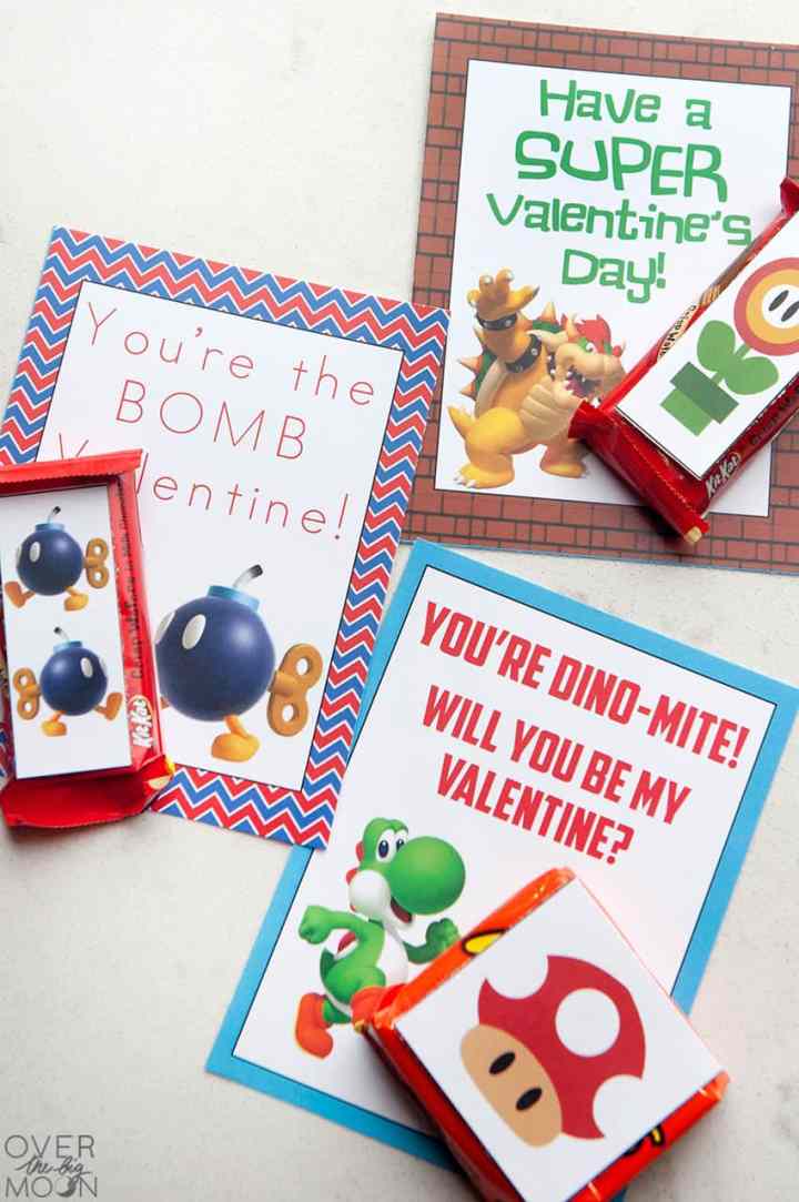 Super mario printable valentines