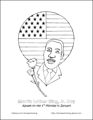 Printout activities for martin luther king day