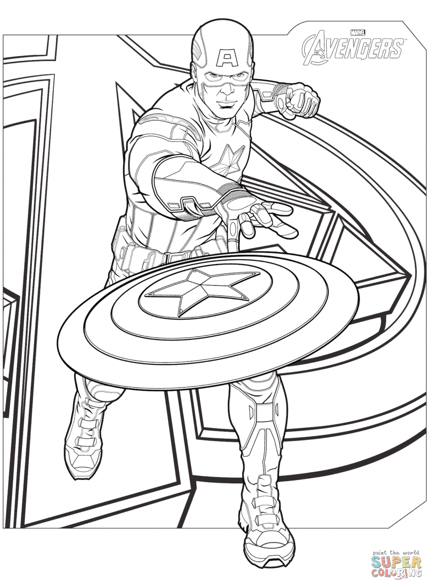 Avengers coloring pages for free