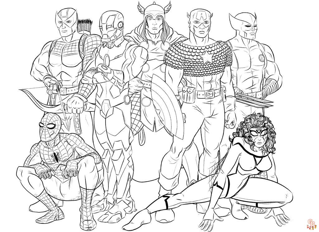 Avengers coloring pages