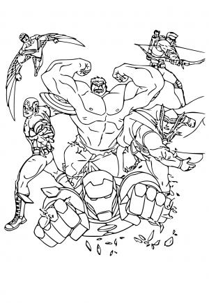 Free printable marvel coloring pages for adults and kids