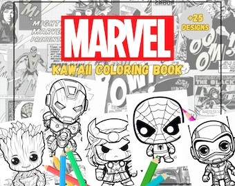 Marvel coloring page