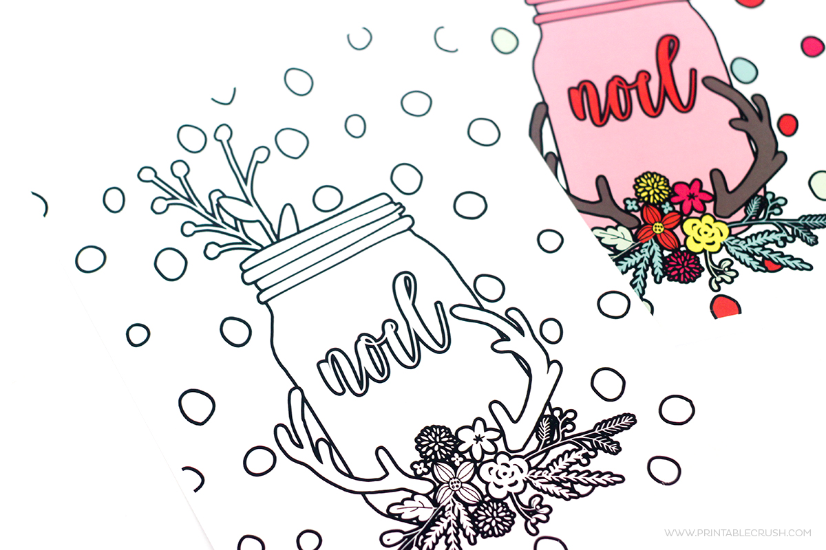 Learn to create christmas coloring pages in photoshop