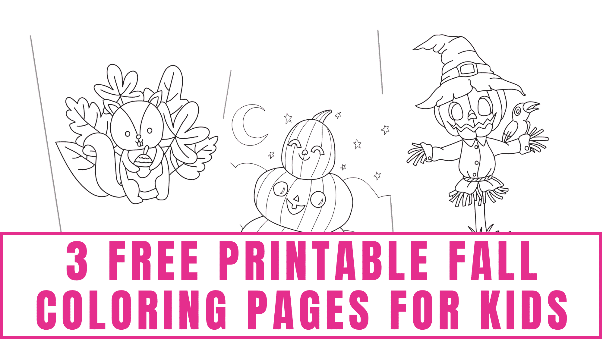 Free printable fall coloring pages for kids