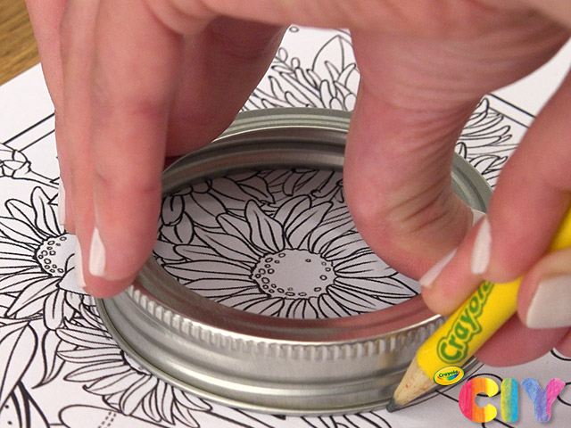 Coloring page diy suncatcher crafts ciy diy crafts for kids and adults