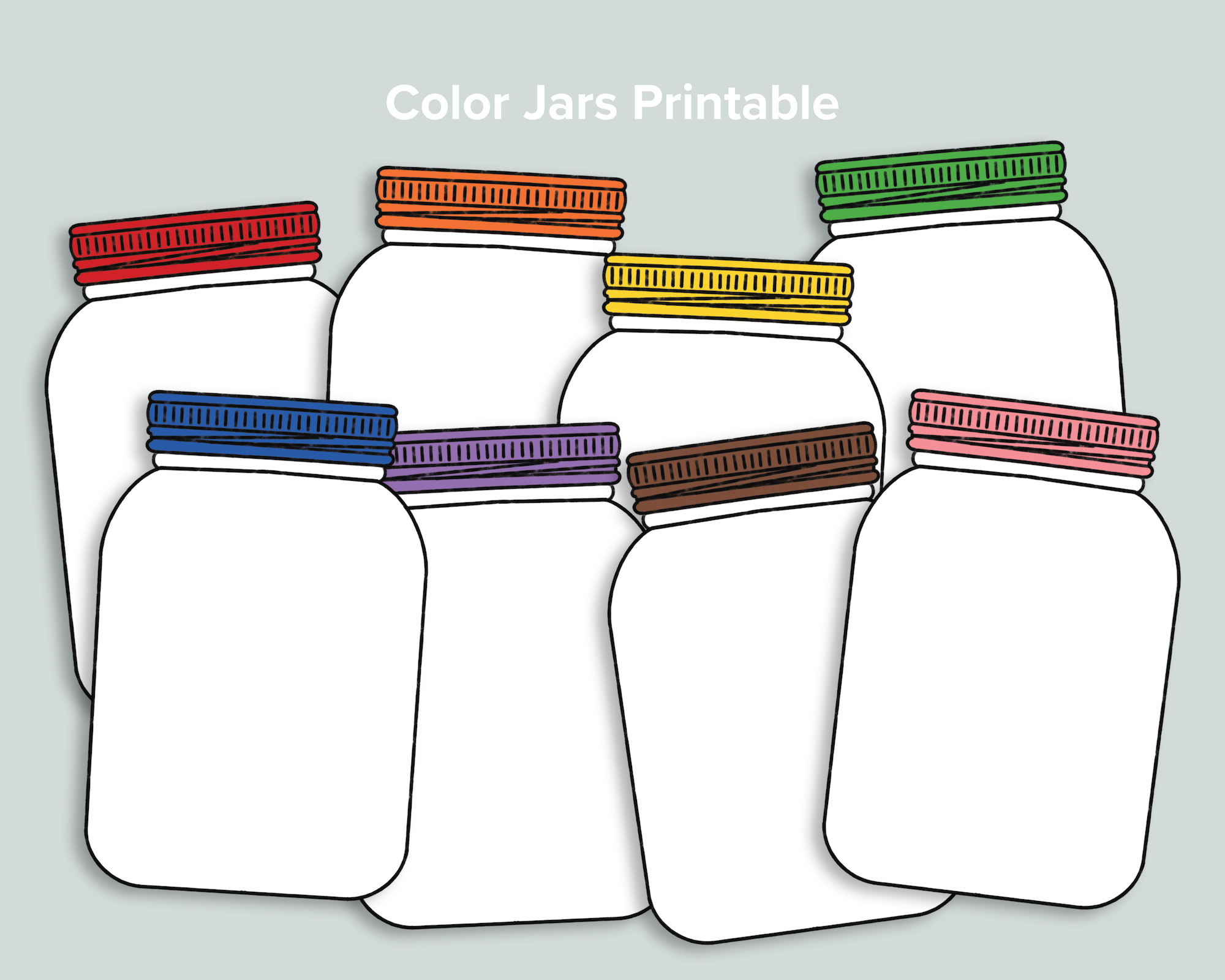 Color jars freebie â mornings together