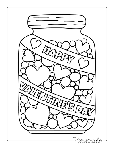 Free printable valentines day coloring pages