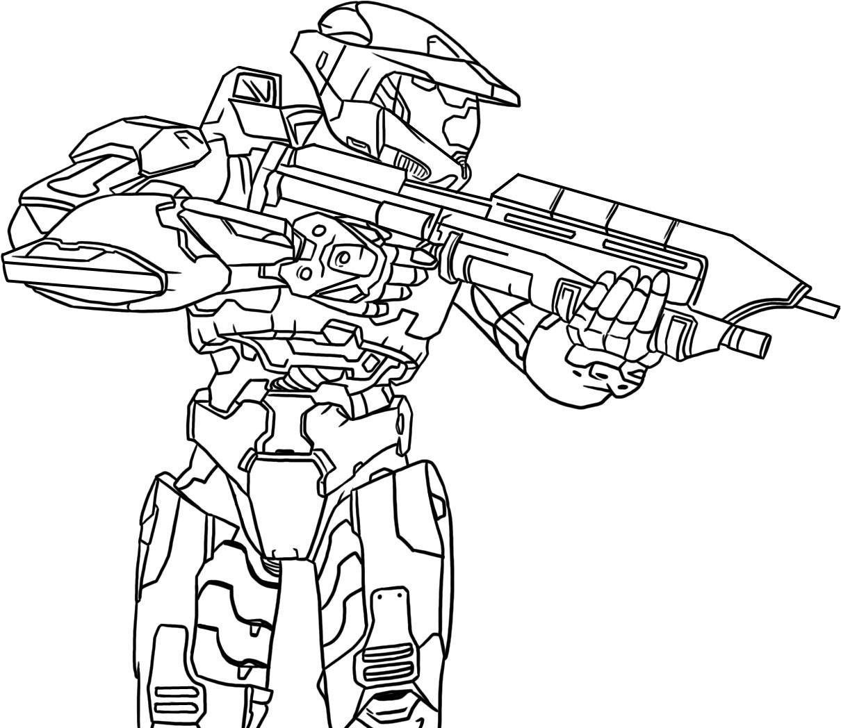 Halo coloring pages printable for free download