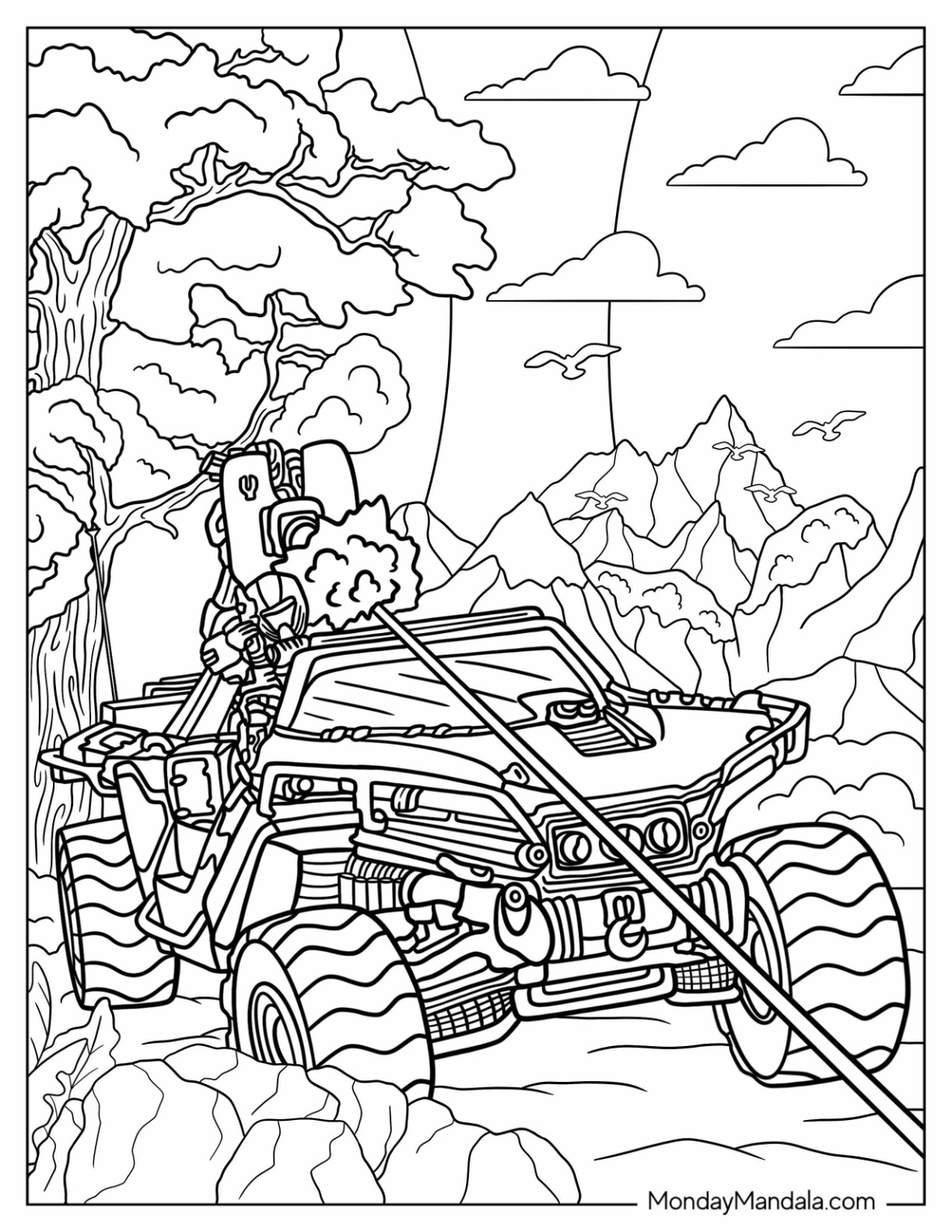 Halo coloring pages free pdf printables