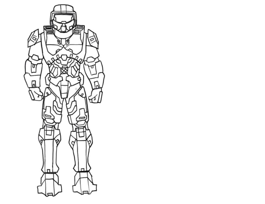 Halo coloring pages pictures free printable