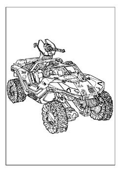 Gaming artistry halo master chief printable coloring pages for fans pages