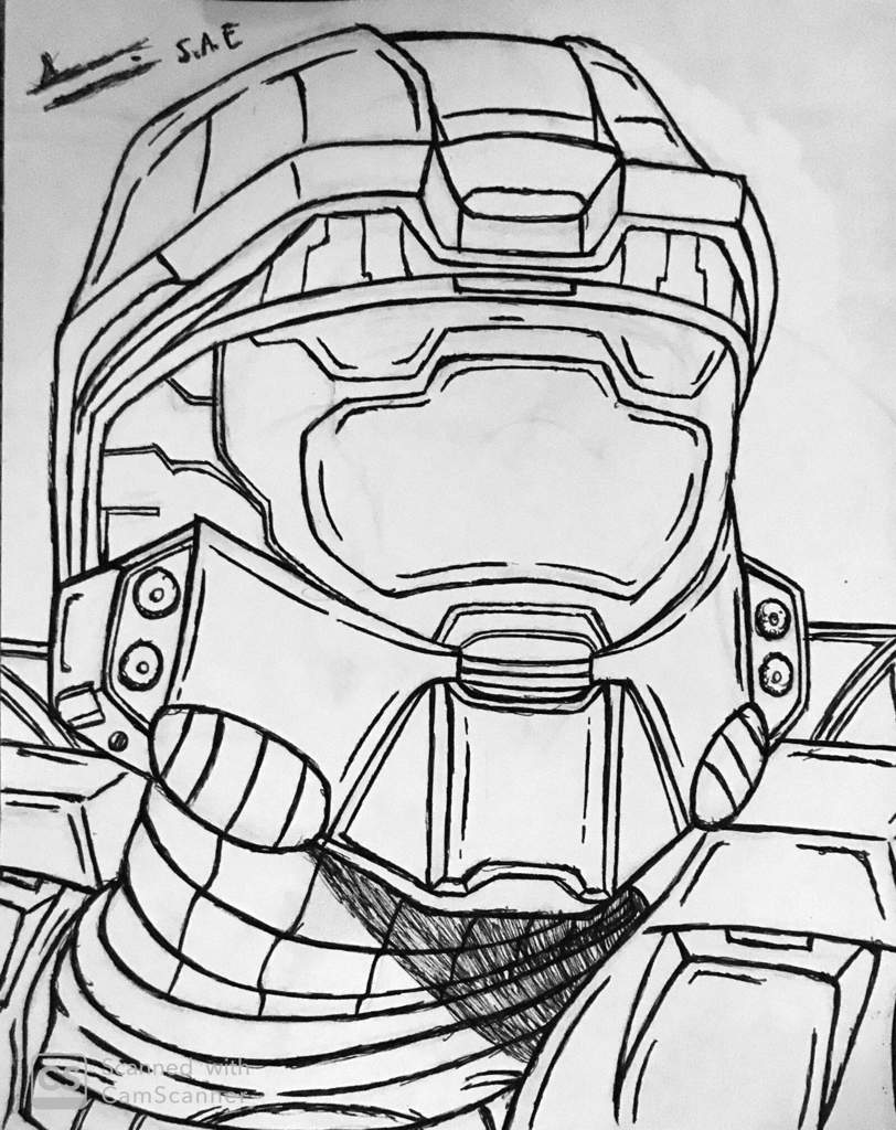 The master chief âdrawingâ amino