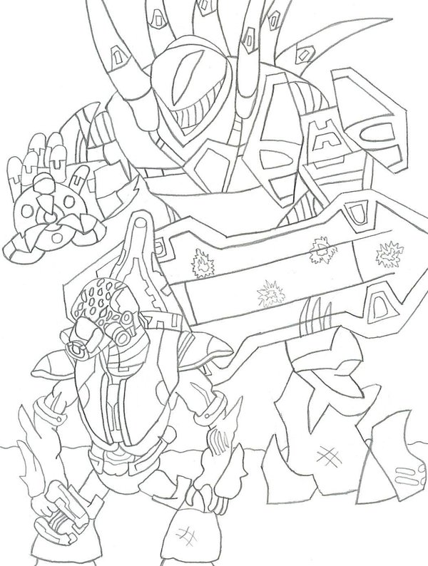 Free printable halo coloring pages for kids