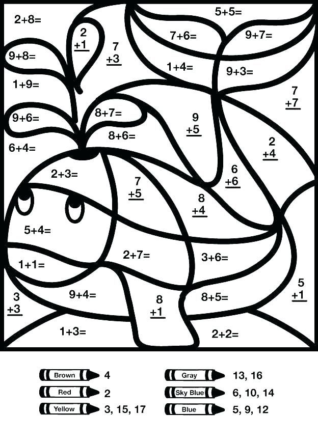 Math coloring pages