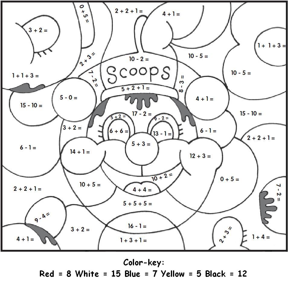 Math coloring pages