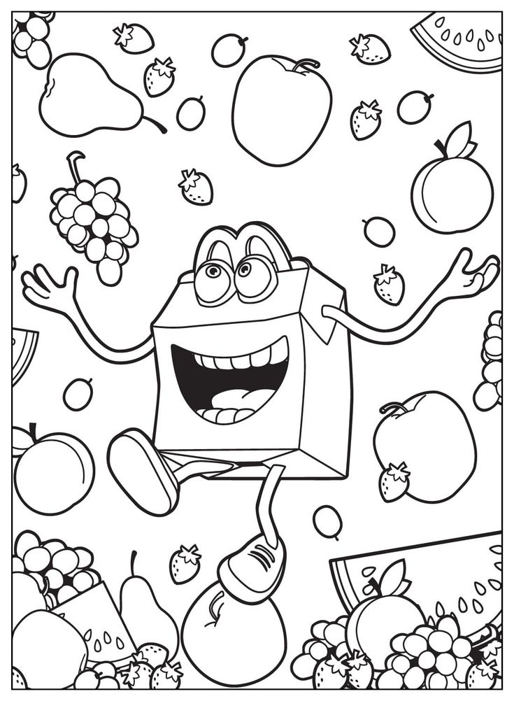 Mcdonalds coloring pages free printable ideas