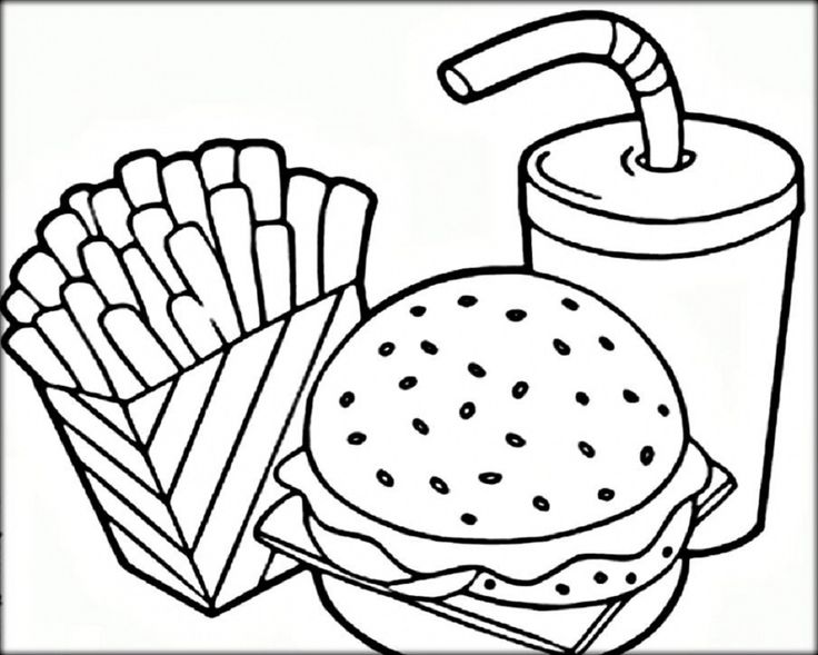 Mcdonalds coloring pages free download educative printable food coloring pages free coloring pages cute coloring pages