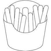 Mcdonalds food coloring page free printable coloring pages