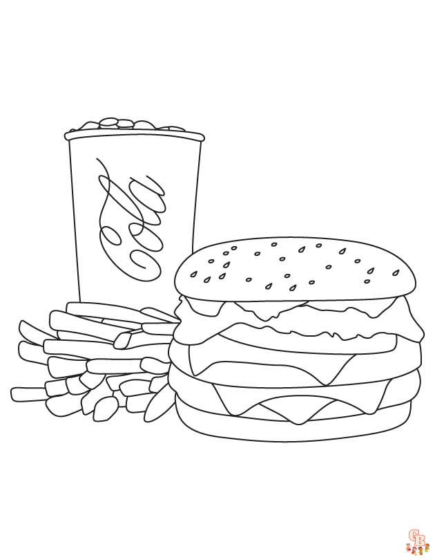 Exciting mcdonald coloring pages coloring pages for kids