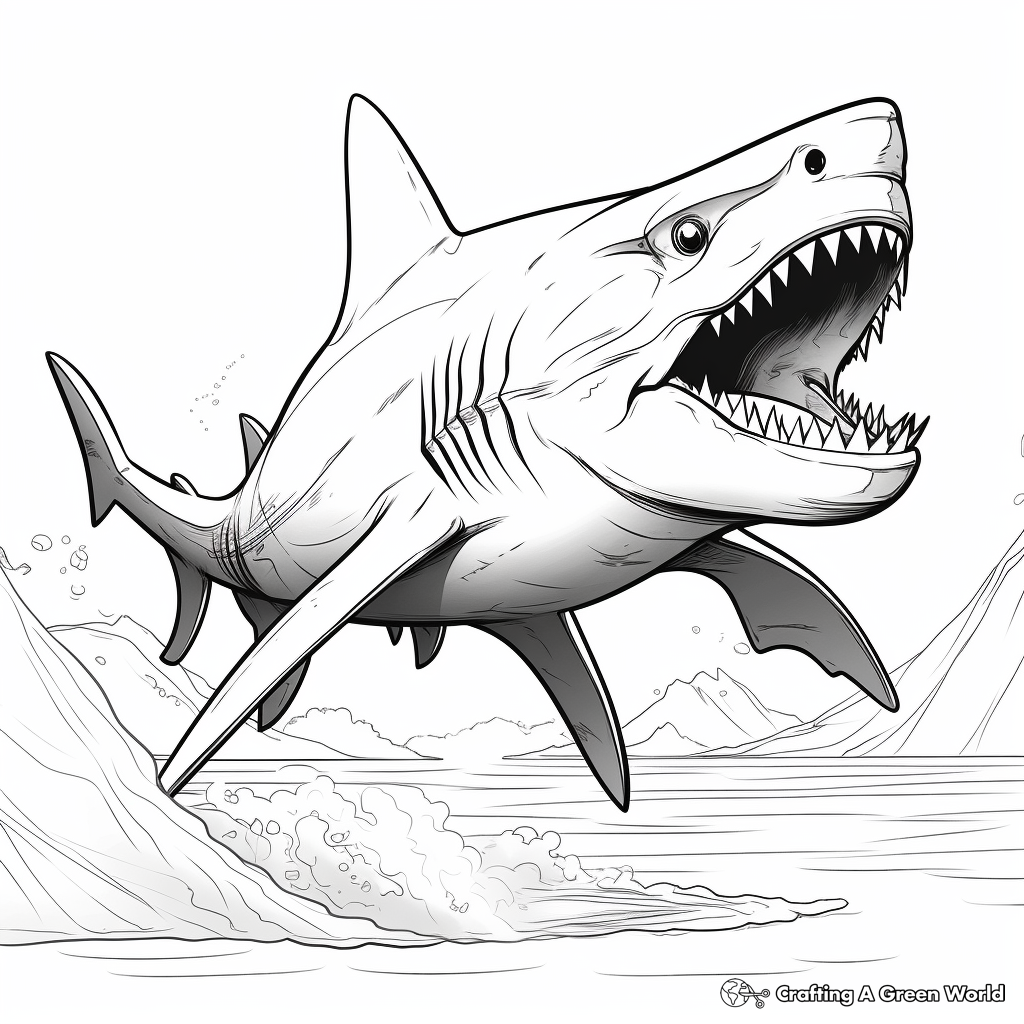 Shark coloring pages